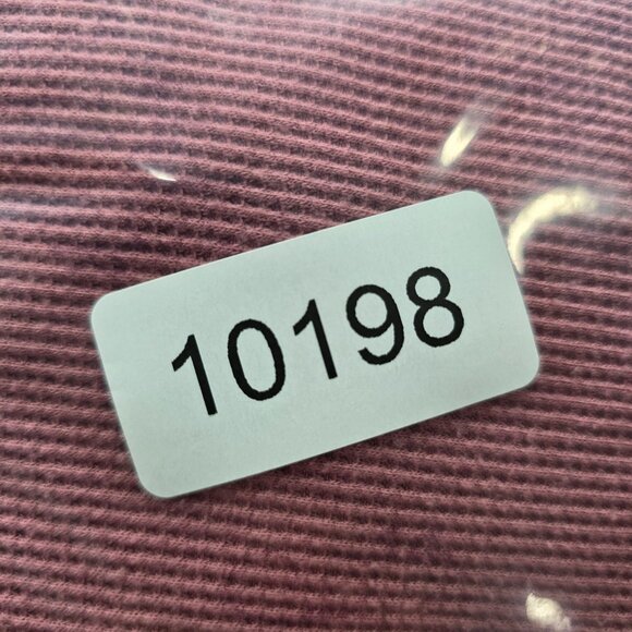 Womens Victorias Secret Pink Ribbed Cropped Top Collared Long Sleeve Polyester M - Picture 7 of 7